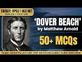 Dover Beach by Matthew Arnold |Most Important MCQs #englishliterature #rpsc #ugc #english #mcq #net 