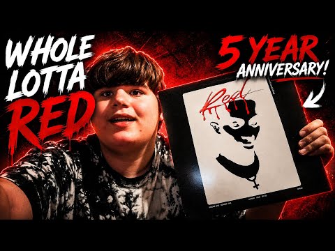 I FINALLY GOT THE WHOLE LOTTA RED 5 YEAR ANNIVERSARY VINYL 🔥🩸