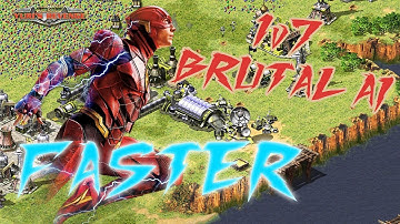1v7 BRUTAL AI - WW5 under 10 minutes!  ( Command & Conquer - Yuris Revenge )