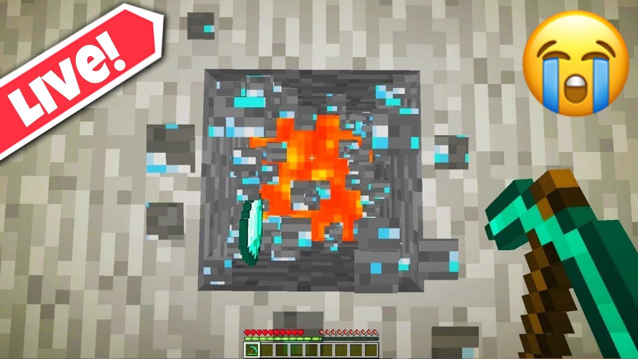Lets Find Diamonds In Minecraft Live stream - YouTube