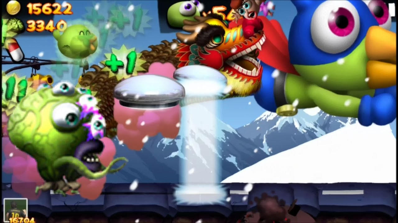 Zombie Tsunami Ninja Dragon Master Gameplay Gold Coins Blocks Bikers ...