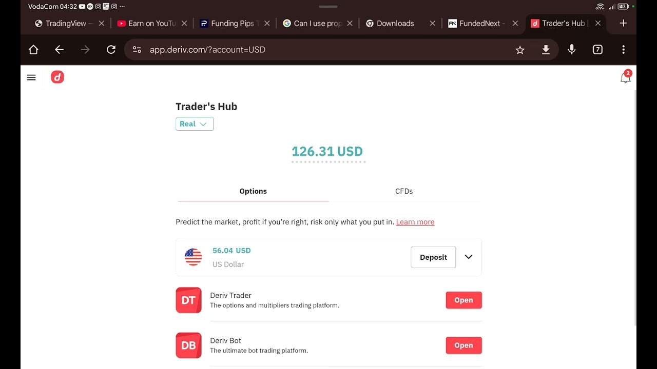 Comment faire le retrait de Deriv en Afrique sur ton M-PESA 