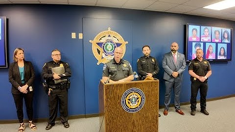 Internet Crimes Against Children & Human Trafficking Task Force Press Conference - November 22, 2024