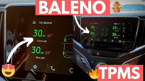 Baleno Car Tyre Pressure Monitoring System with Android Auto | Sensairy TPMS Unboxing & Installation
