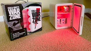 Call of Duty: Warzone - Verdansk - 6 can Mini Fridge unboxing (for small yogurts & pudding)