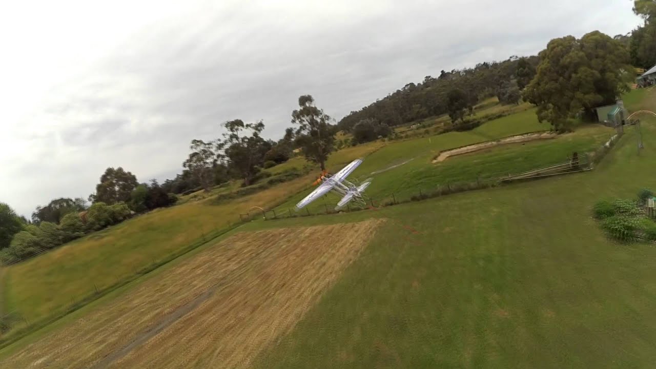 qav 210 and qav 180 chasing hobbyking yak 54
