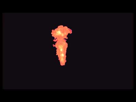 Grid-based Smoke Fluid Simulation