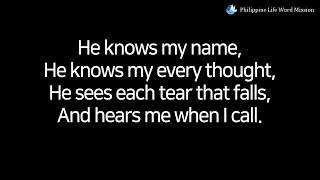 He Knows My Name - page 154 (PLWM Instrumental - Guide)