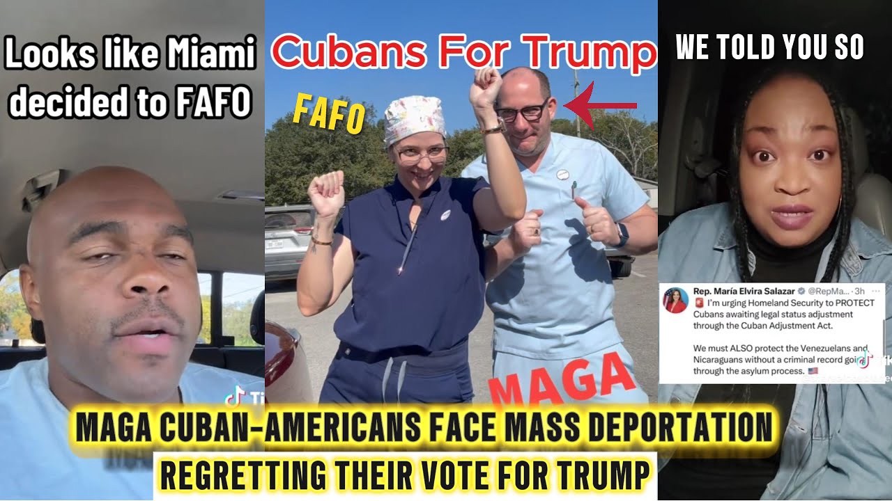 #fafo Season: MAGA Cuban-AMERICAN Voters In Florida Face Deportations & Regret Their Vote For TRUMP