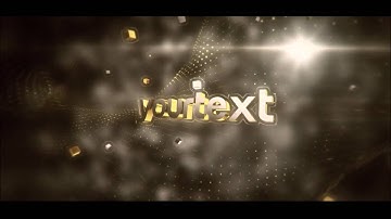 GOLD Blender & AE Intro Template #5 [FREE DOWNLOAD]