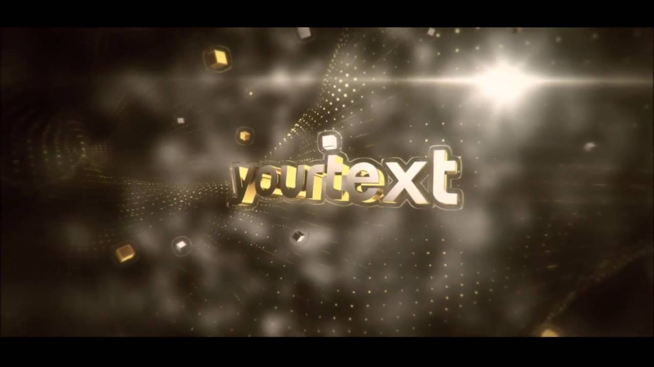 GOLD Blender & AE Intro Template #5 [FREE DOWNLOAD]