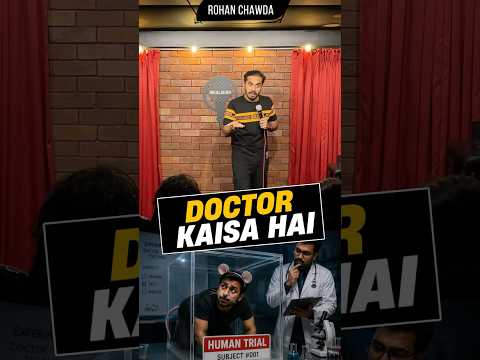 Doctor pe trust kaise kare? 🤔🩺 | Standup Comedy  Show by Rohan Chawda #standupcomedy #indianlaughs
