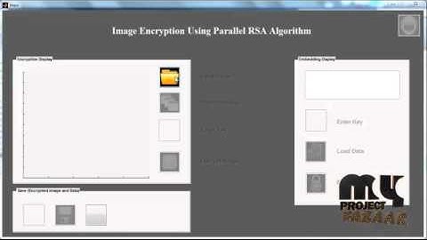 Final Year Projects 2015 |  Image Encryption using parallel RSA algorithm