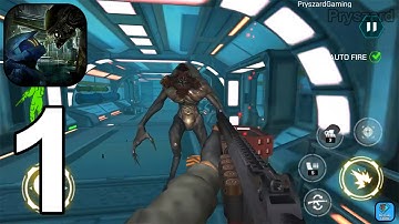 Alien Dead Space Alien Games Shooter - Gameplay Walkthrough Part 1 Sci Fi Missions (iOS, Android)