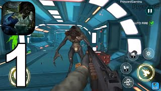 Alien Dead Space Alien Games Shooter - Gameplay Walkthrough Part 1 Sci Fi Missions (iOS, Android) screenshot 5