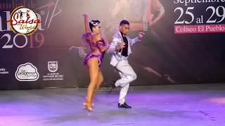 Pareja Salsa Caleña - Maicol Paredes & Daniela Zamora - Festival mundial de salsa 2019 Cali