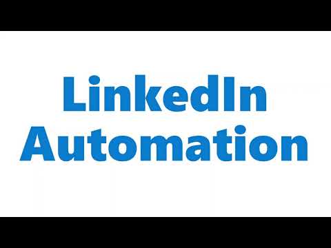 Linkedin Automation with python