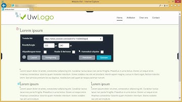 Hoe plaats ik een youtube filmpje op mijn website?