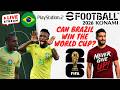 BRAZIL 🇧🇷 World Cup Gameplay | eFootball PES Winning Eleven 2026 PS2 (PlayStation 2)