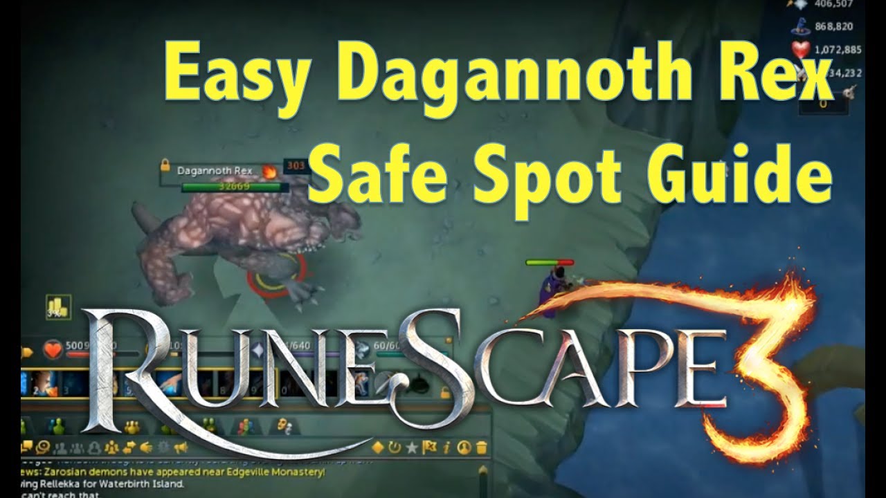 EASY Dagannoth Rex Safe Spot/(Low Level Guide), Runescape 3 YouTube