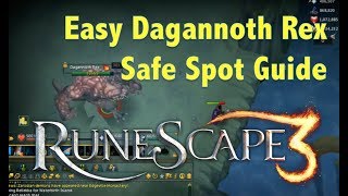 EASY Dagannoth Rex Safe Spot/(Low Level Guide), Runescape 3