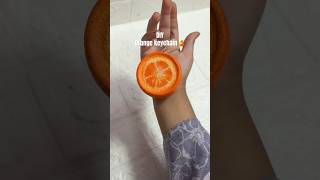 Orange keychain 🍊#art#craft#ytshort#trending