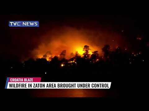 Croatia Wildfire In