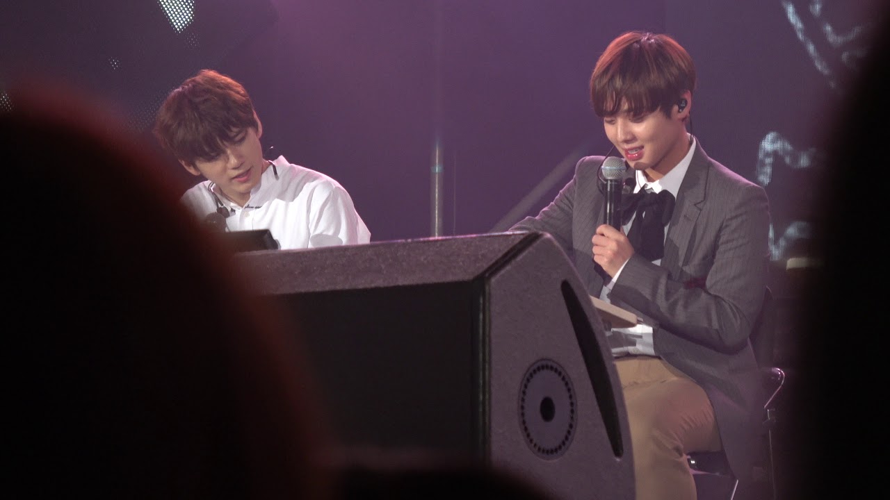 2017.10.06. Wanna One 타이페이팬미팅 박지훈 직캠 4k (2) 저는 지훈입니다 사랑해요~