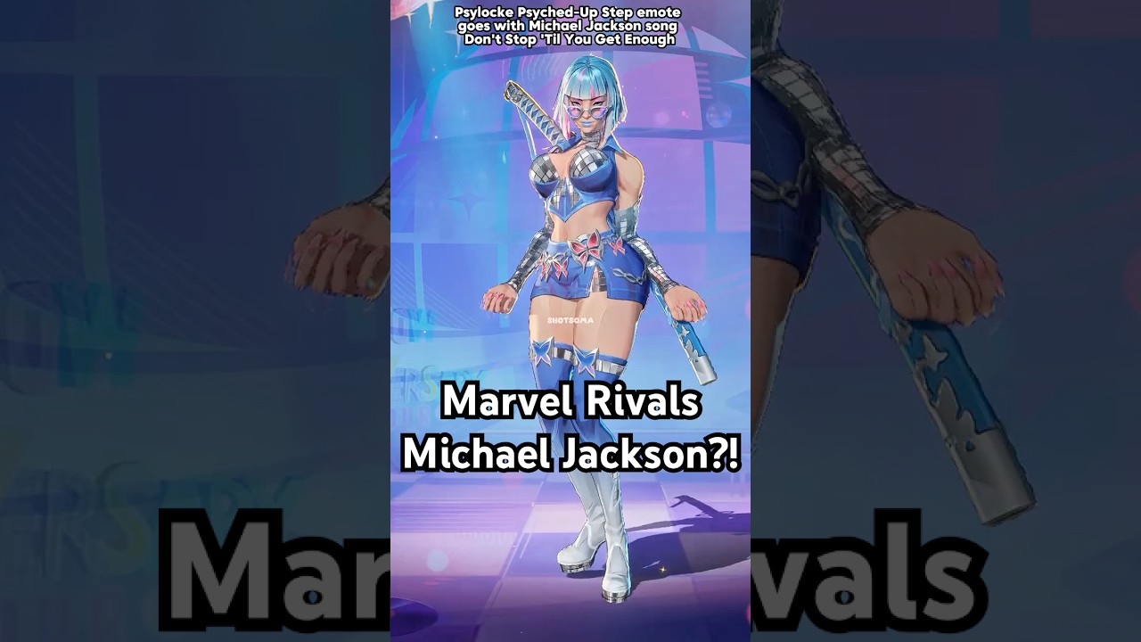 New Psylocke Emote Goes With This Michael Jackson Song in Marvel Rivals