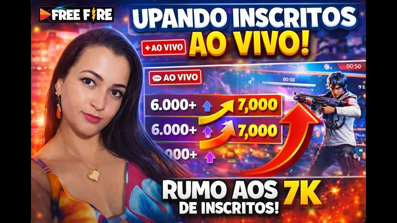 🔥 FREE FIRE AO VIVO RANQUEADA |XITANDO NO JOGUINHO GRATIS 😈🔥 | Wanessa Camargo