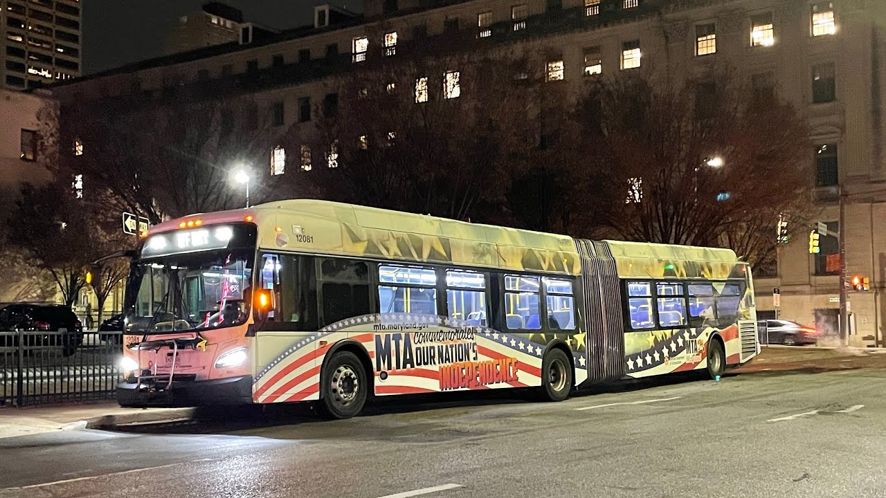 (Won't Stop Breaking Down!!!!) MTA Maryland: 2013 New Flyer XDE60 #12081 | Deadheading