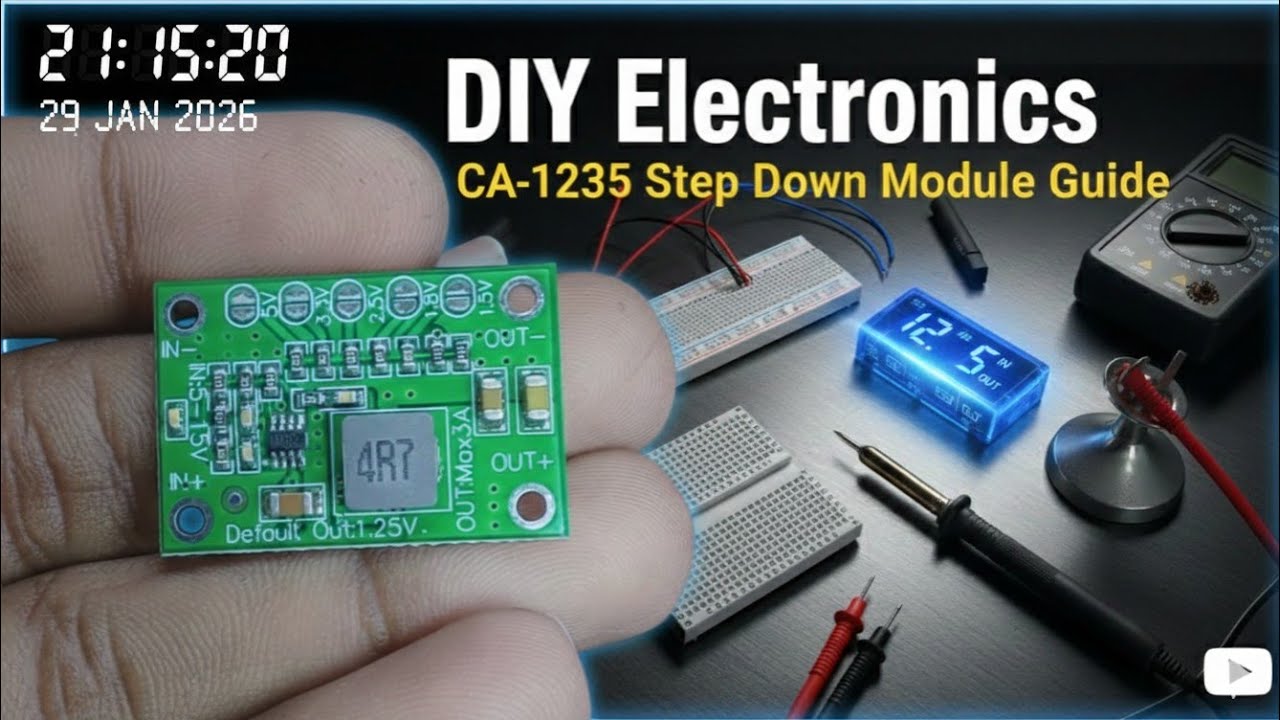 Ca1235 Step Down Module full review and test,,,, buck converter module 
