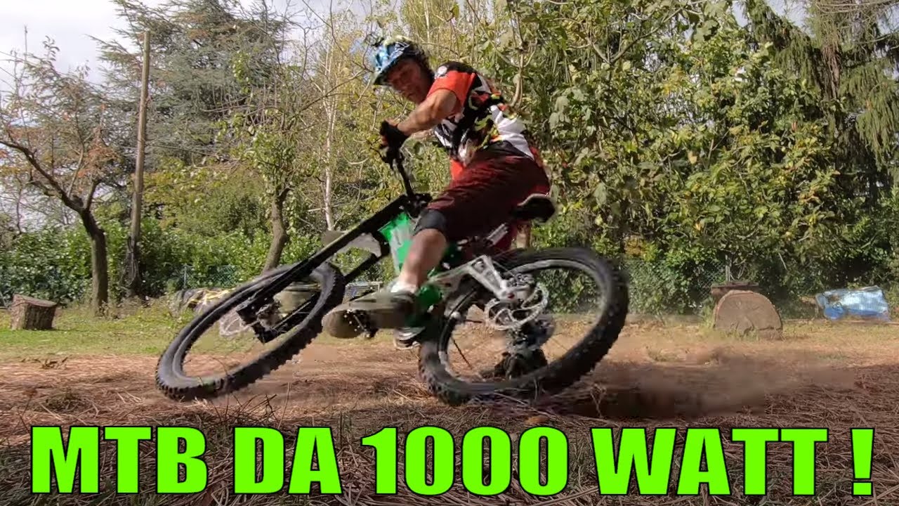 HO PROVATO UNA MTB ELETTRICA DA 1000 WATT PAUROSA! - YouTube