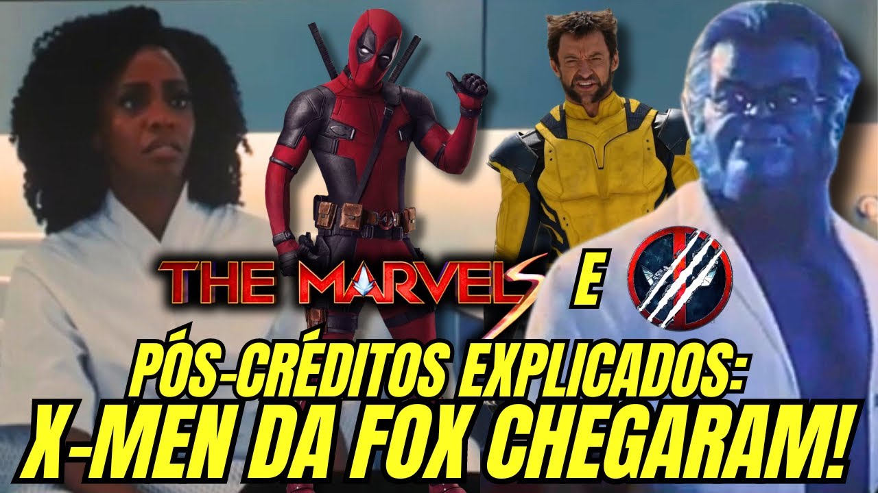 PÓS-CRÉDITOS DE THE MARVELS EXPLICADO! FERA, X-MEN DA FOX, BINÁRIO,  PROFESSOR XAVIER E RAMBEAU! 