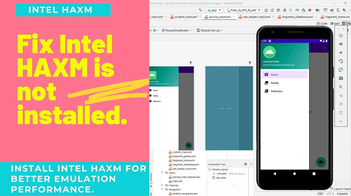 How to fix intel HAXM is not installed in Android Studio 64bit 2021 windows 10 and HAXM installation