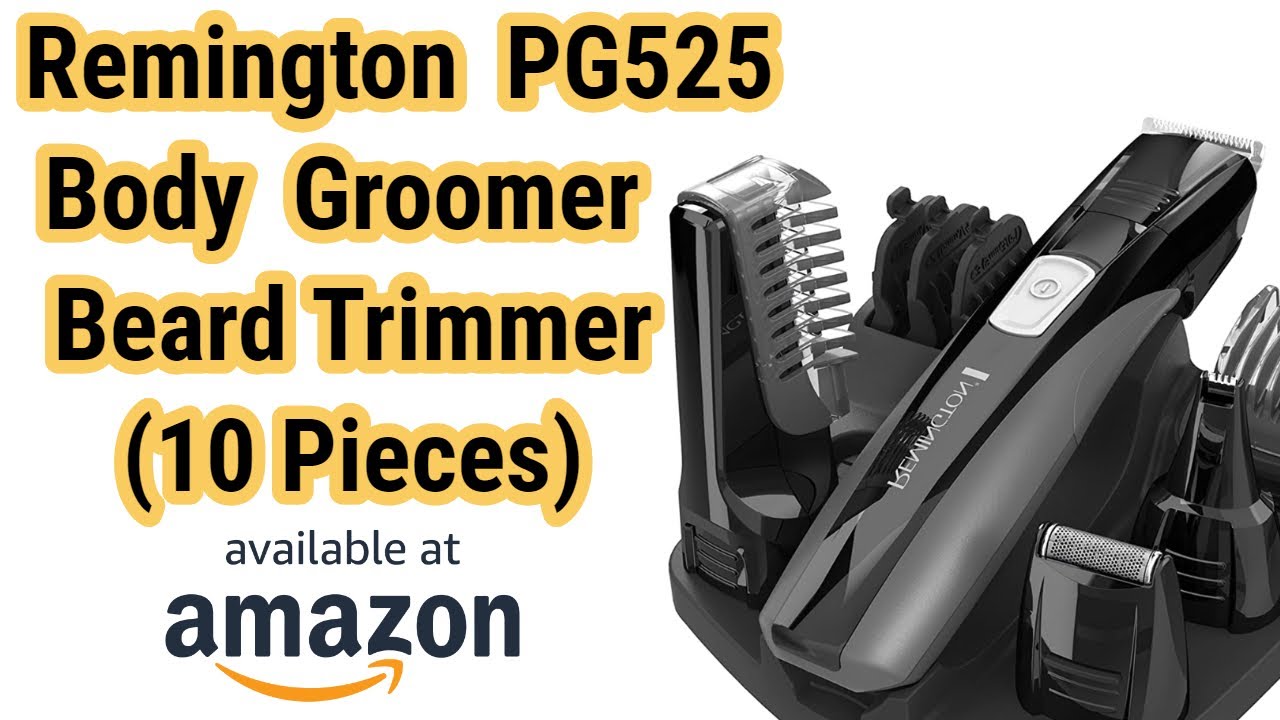 remington pg525 head to toe lithium powered body groomer kit