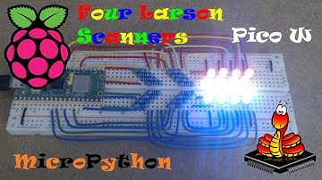 Pico W Four Larson Scanners MicroPython