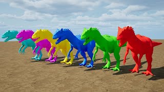 Learn Colors With Dinosaurs For Kids - 3D Animation Video screenshot 5