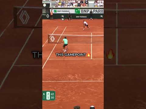 Jodar closes in style. 🔥🇪🇸 #RolandGarros #Tennis #skills #Jodar #sports