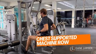 Chest Supported Row Machine