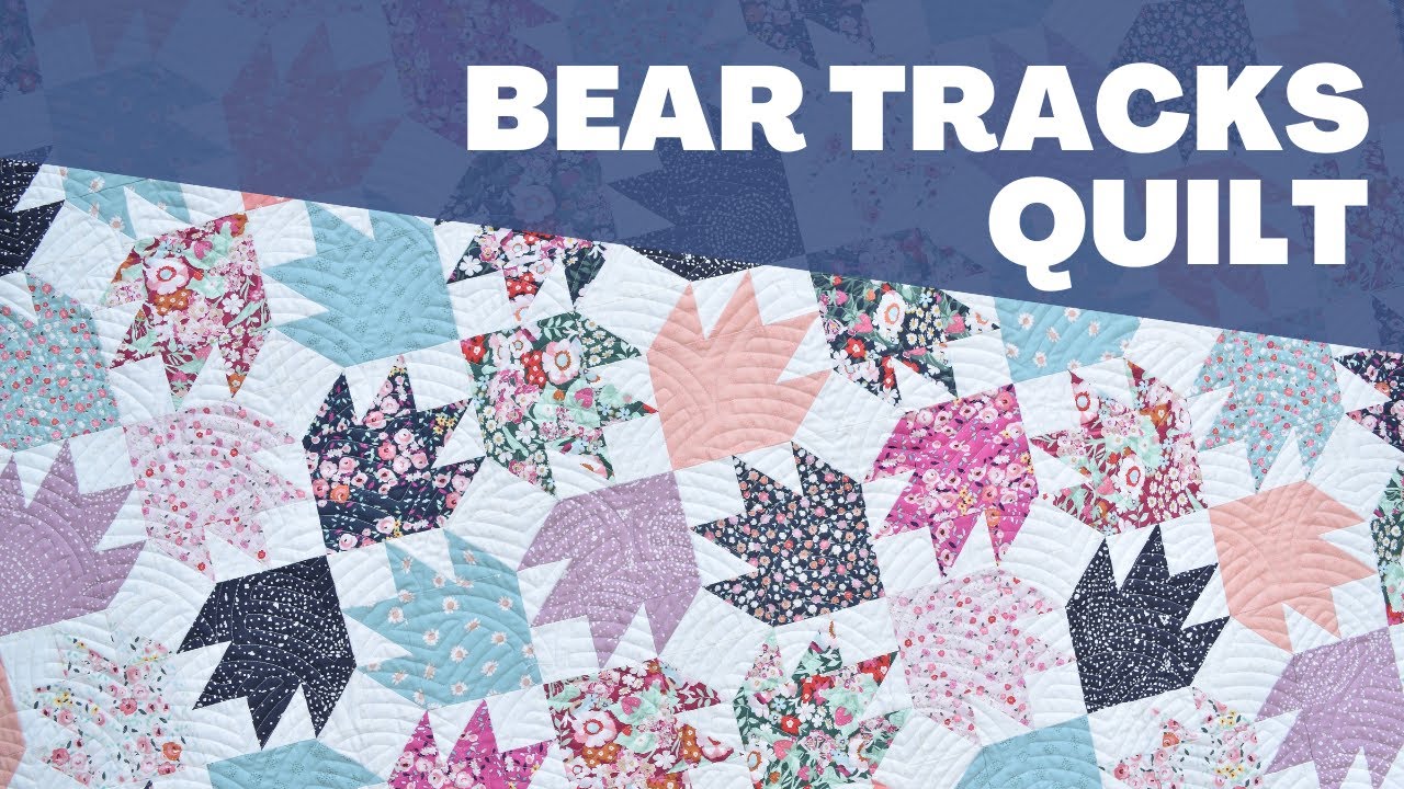 How To Make Bear Tracks A Beautiful Fat Quarter Quilt With A Modern how-to-make-bear-tracks-a-beautiful-fat-quarter-quilt-with-a-modern