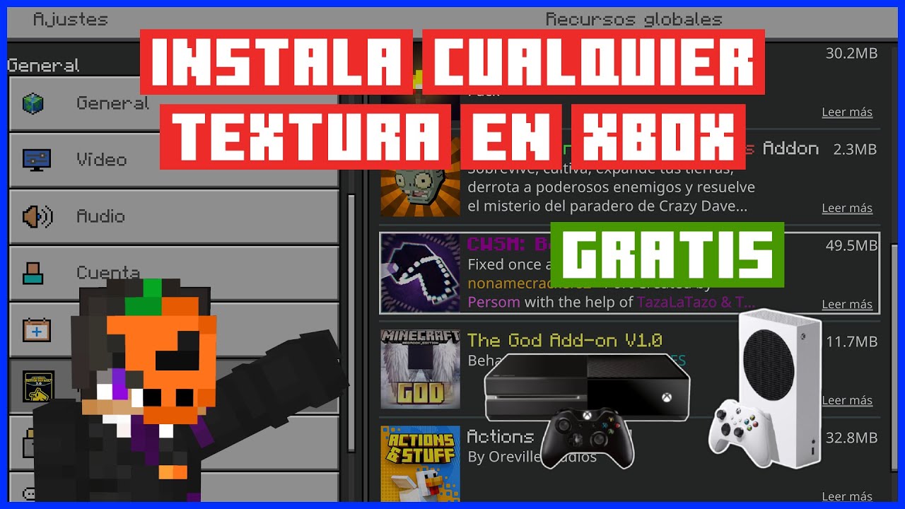 ¡Instala cualquier textura en tu consola Xbox paso a paso!