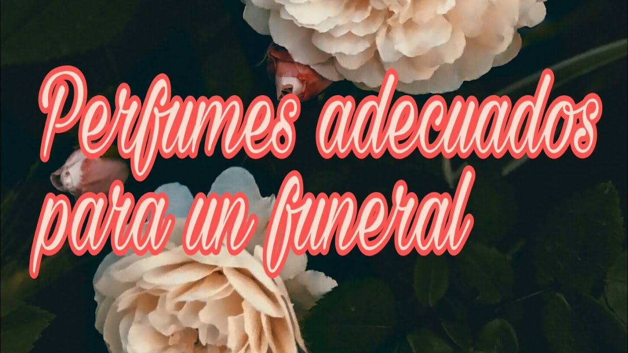 Perfumes para un funeral: Opinión y experiencia propia