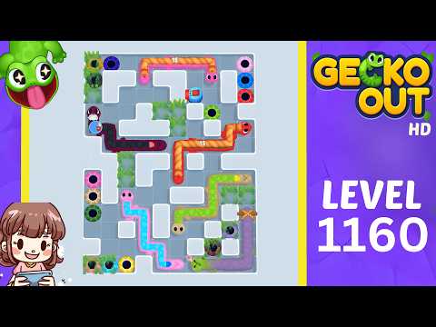 Gecko Out Level 1160 Solution Walkthrough