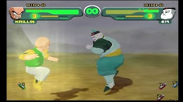 Dragon Ball Z Budokai(Gamecube)-Krillin vs Android 19