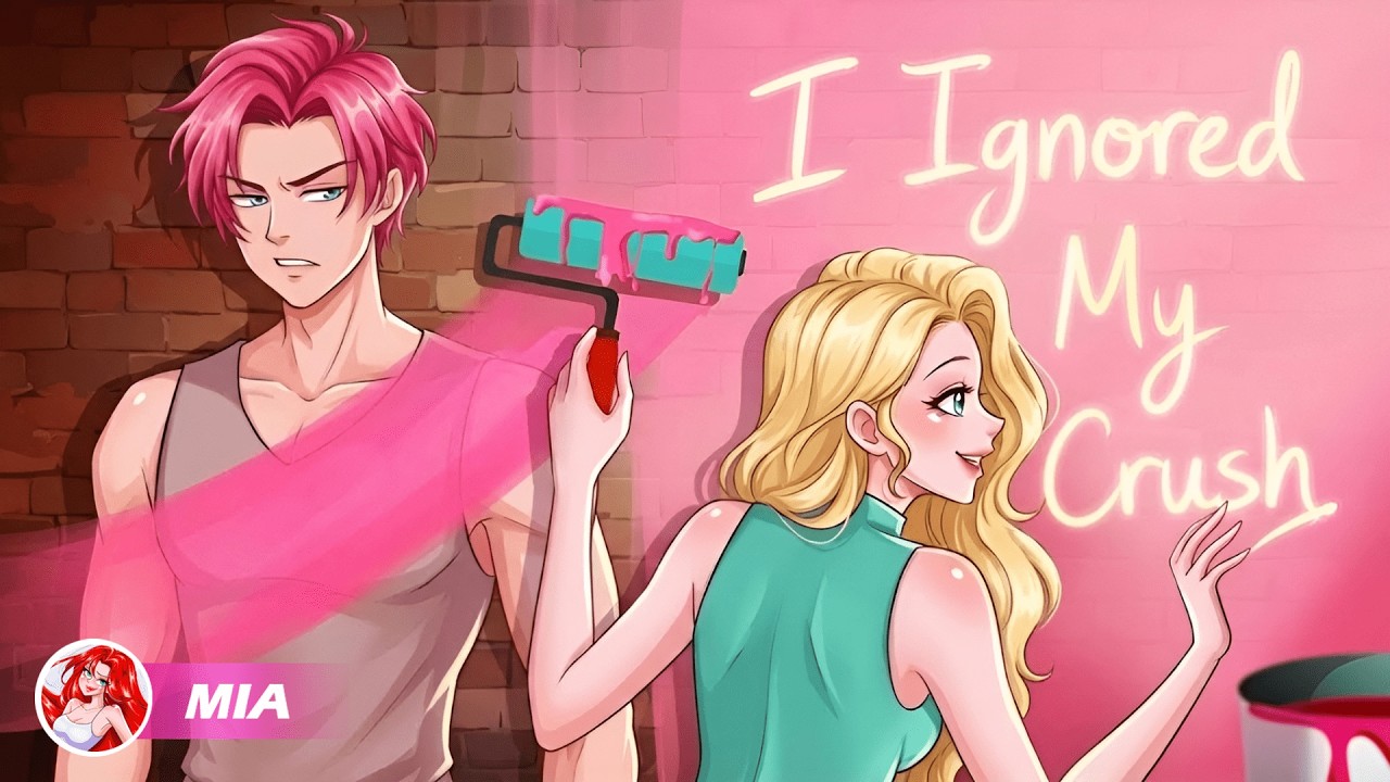 I ignore my crush… it's so hard | new animated story 2026