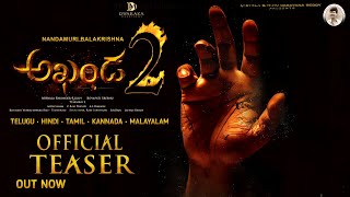 AKHANDA 2 -Balakrishna Intro First Look Teaser|Akanda 2 Official Teaser|Balakrishna|Boyapati|ThamanS