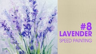 lavender painting simple