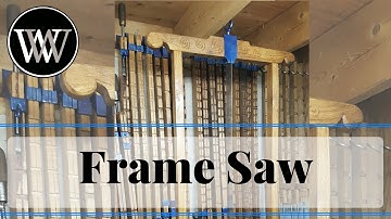 How to Make a Roubo Style Frame Saw With All Hand Tool Woodworking