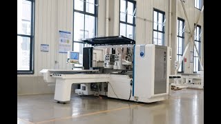 Blue Elephant ET6DT six sided cnc drilling machine with return table test video for UK customer